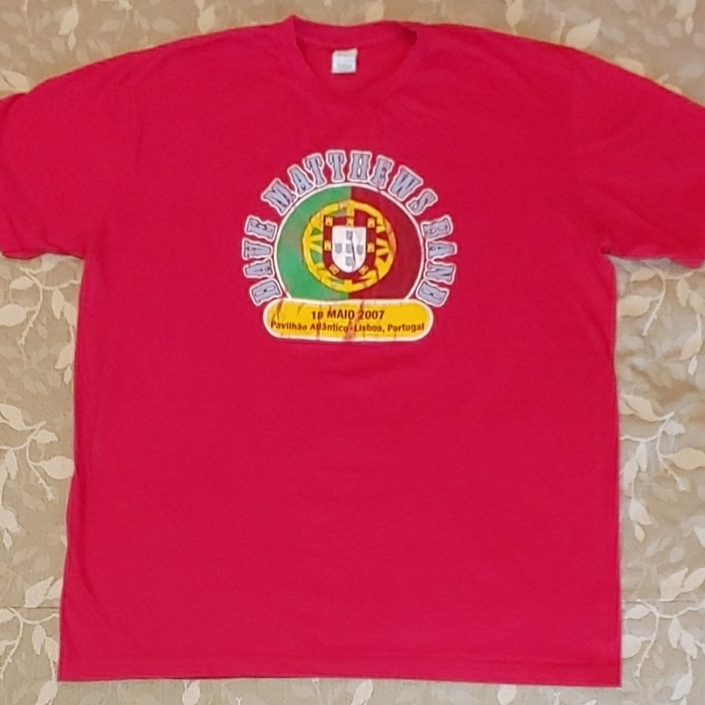 DMB! Vintage Dave Matthews Band SS T-Shirt from Live Trax 10 in Lisbon Portugal
